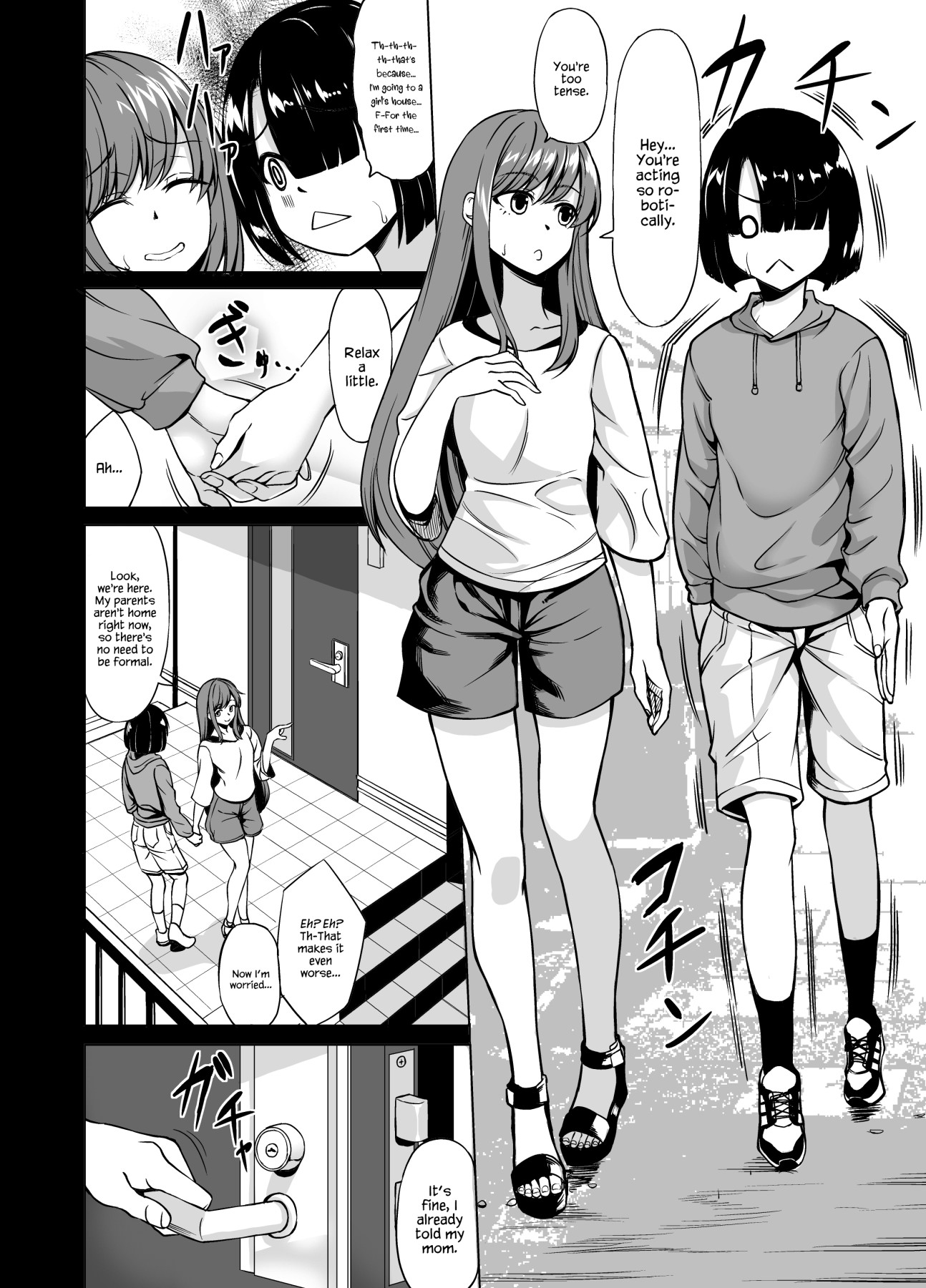 Hentai Manga Comic-Would You Rather Be With Your A-Cup Girlfriend Or A Dark Skinned, J-Cup, Gyaru Onee-san?-v22m-Read-3